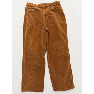 Universal Thread Pants Womens 12/31R Brown Corduroy Vintage Straight Stretch
